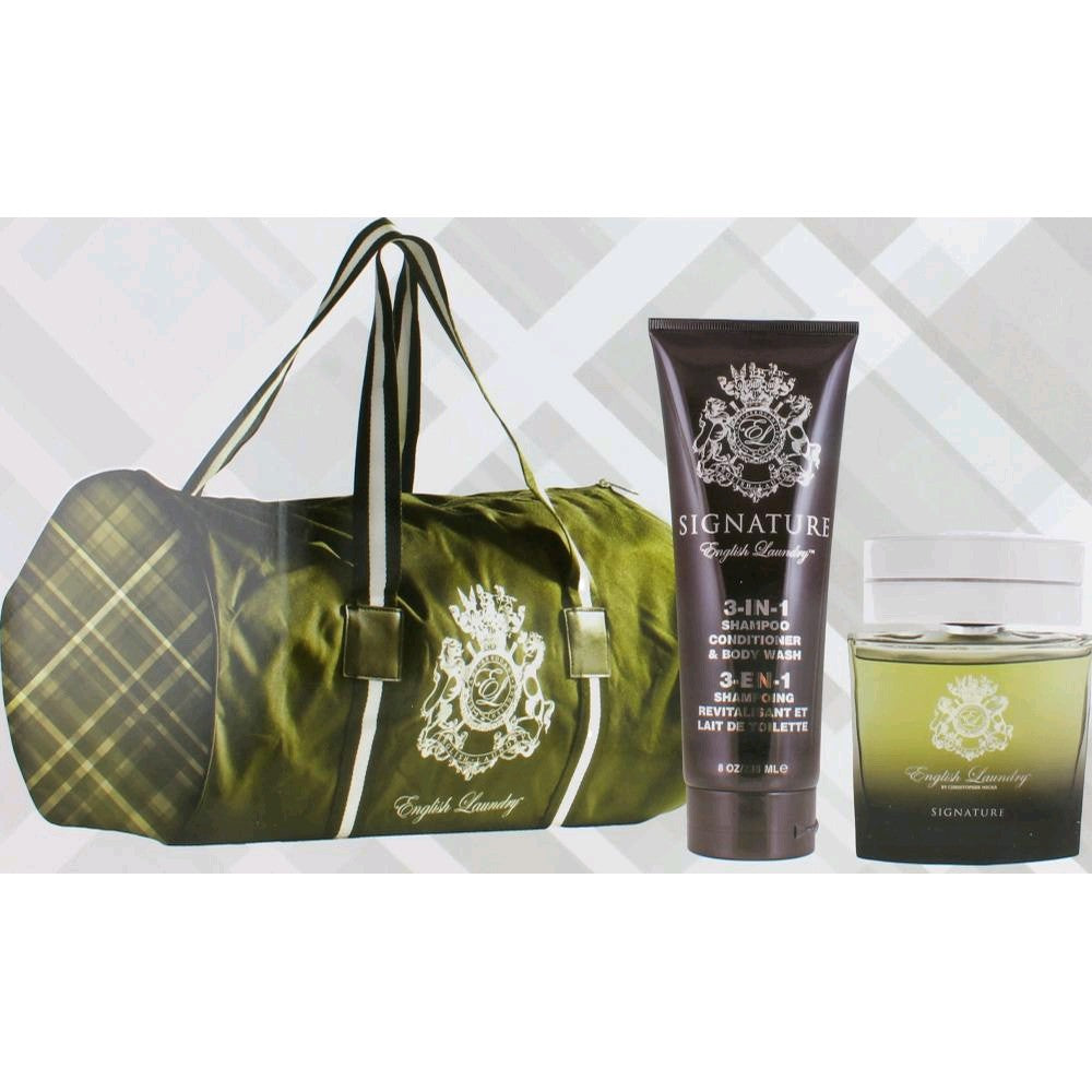 Signature, 3 Piece Gift Set for Men with Bag