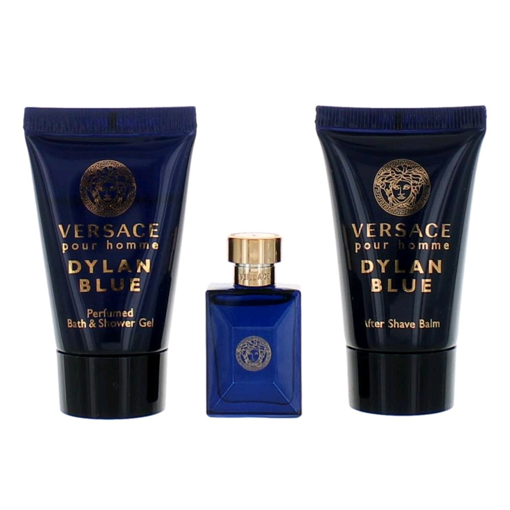 Versace Dylan Blue, 3 Piece Mini Gift Set for Men.