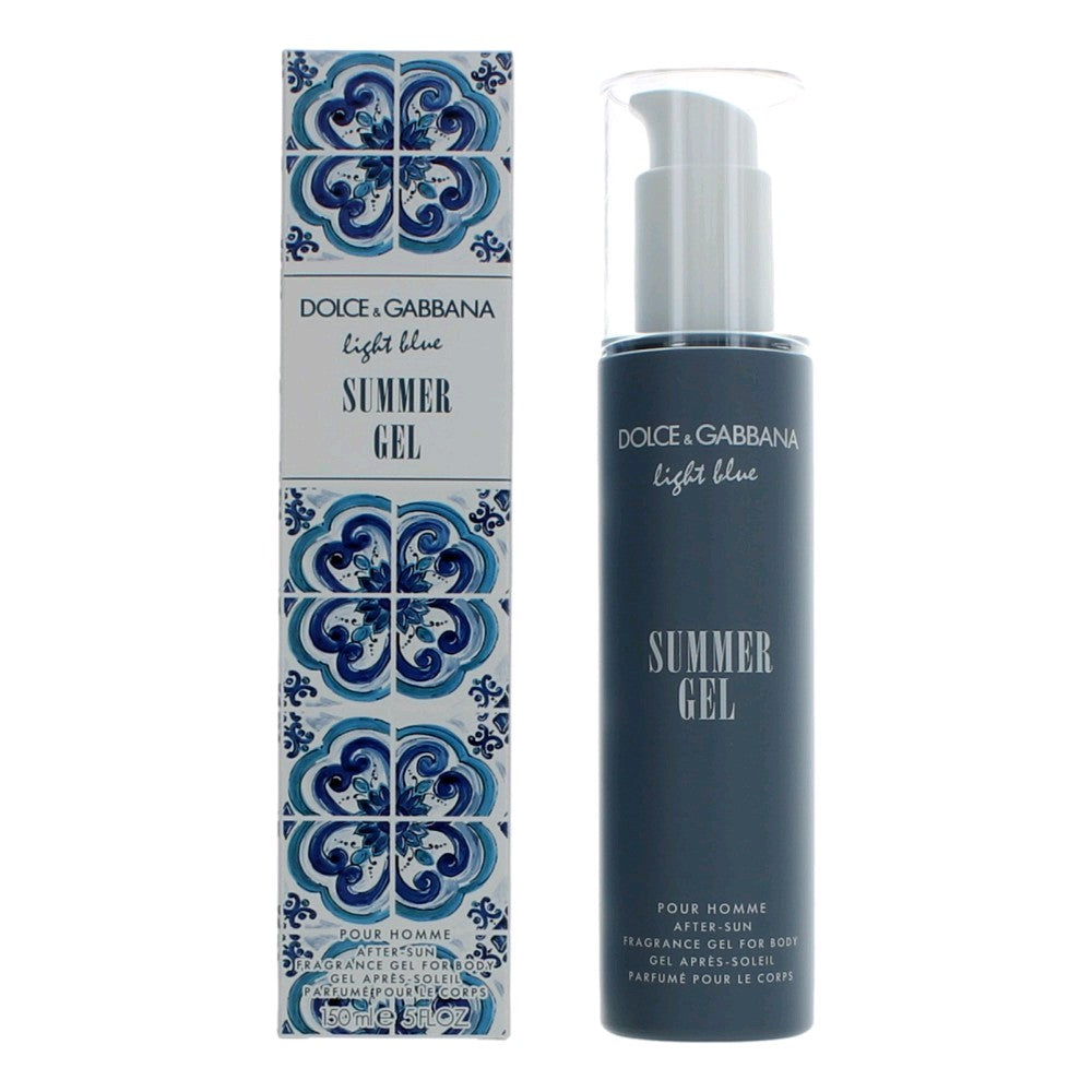 Light Blue, 5 oz Summer Gel After Sun for Men