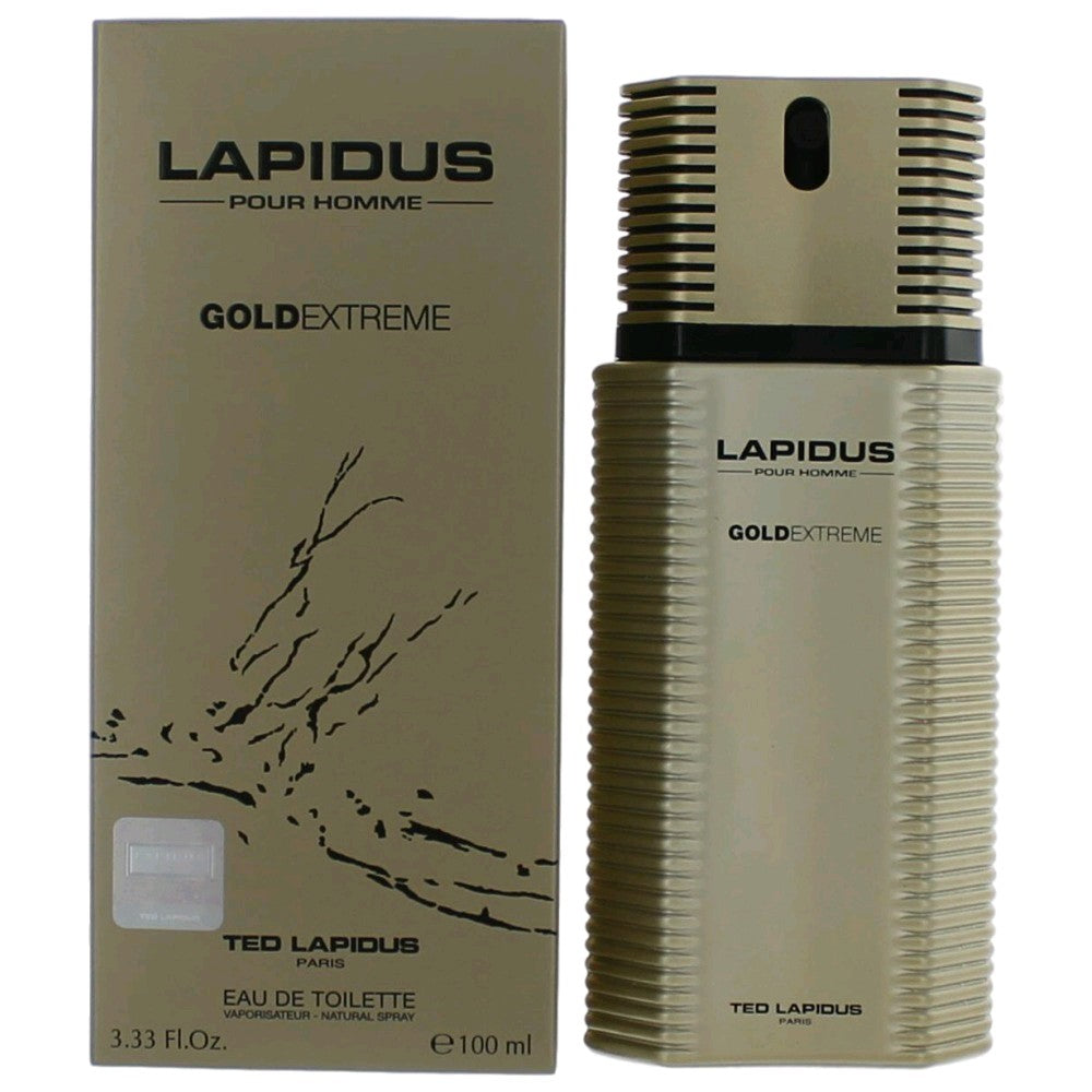 Lapidus Gold Extreme, 3.3 oz EDT Spray for Men