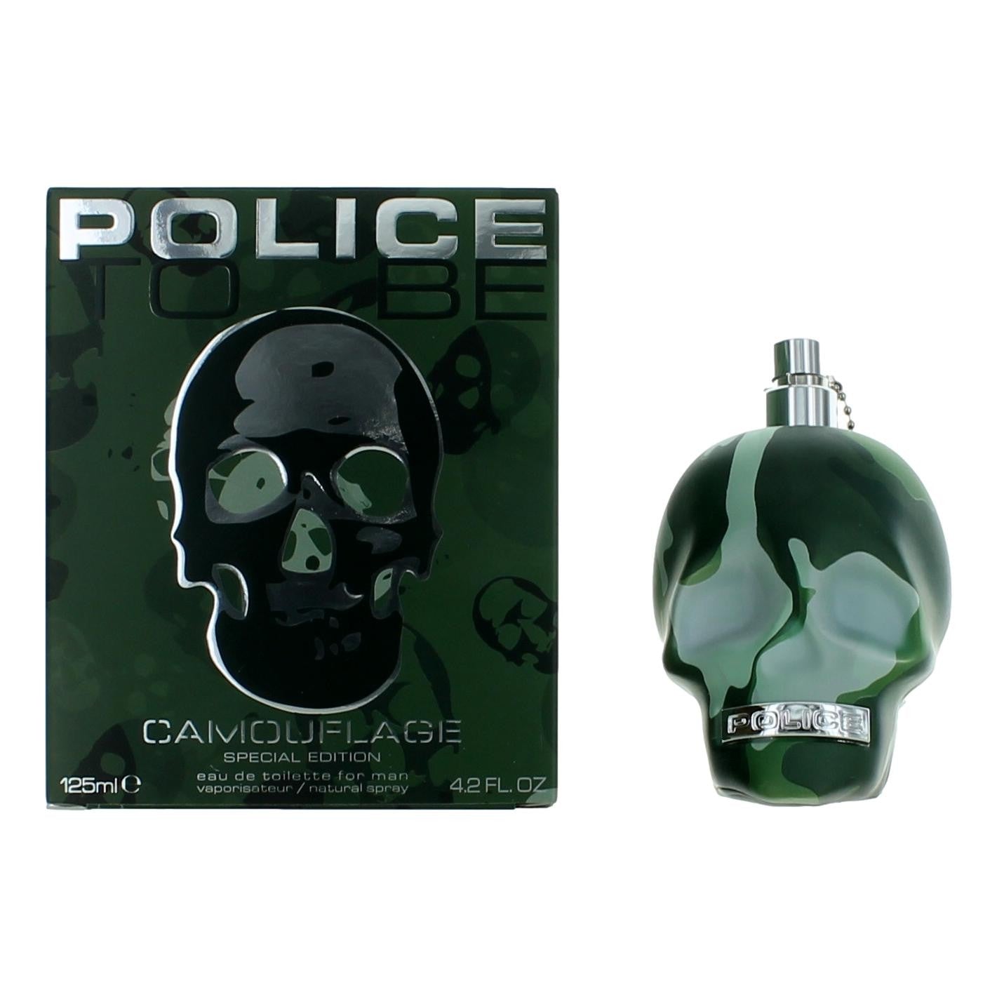 Police To Be Camouflage, 4.2 oz EDT Spray for Men