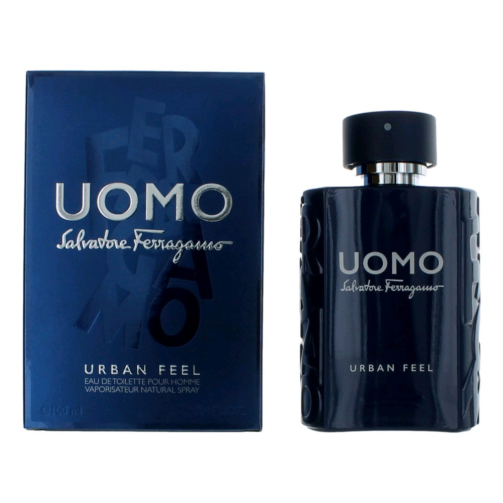 Uomo Urban Feel, 3.4 oz EDT Spray for Men