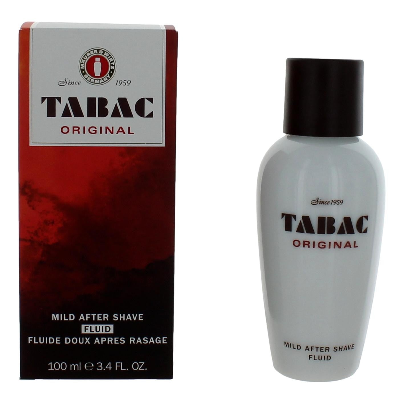 Tabac, 3.4 oz Mild After Shave Splash for Men