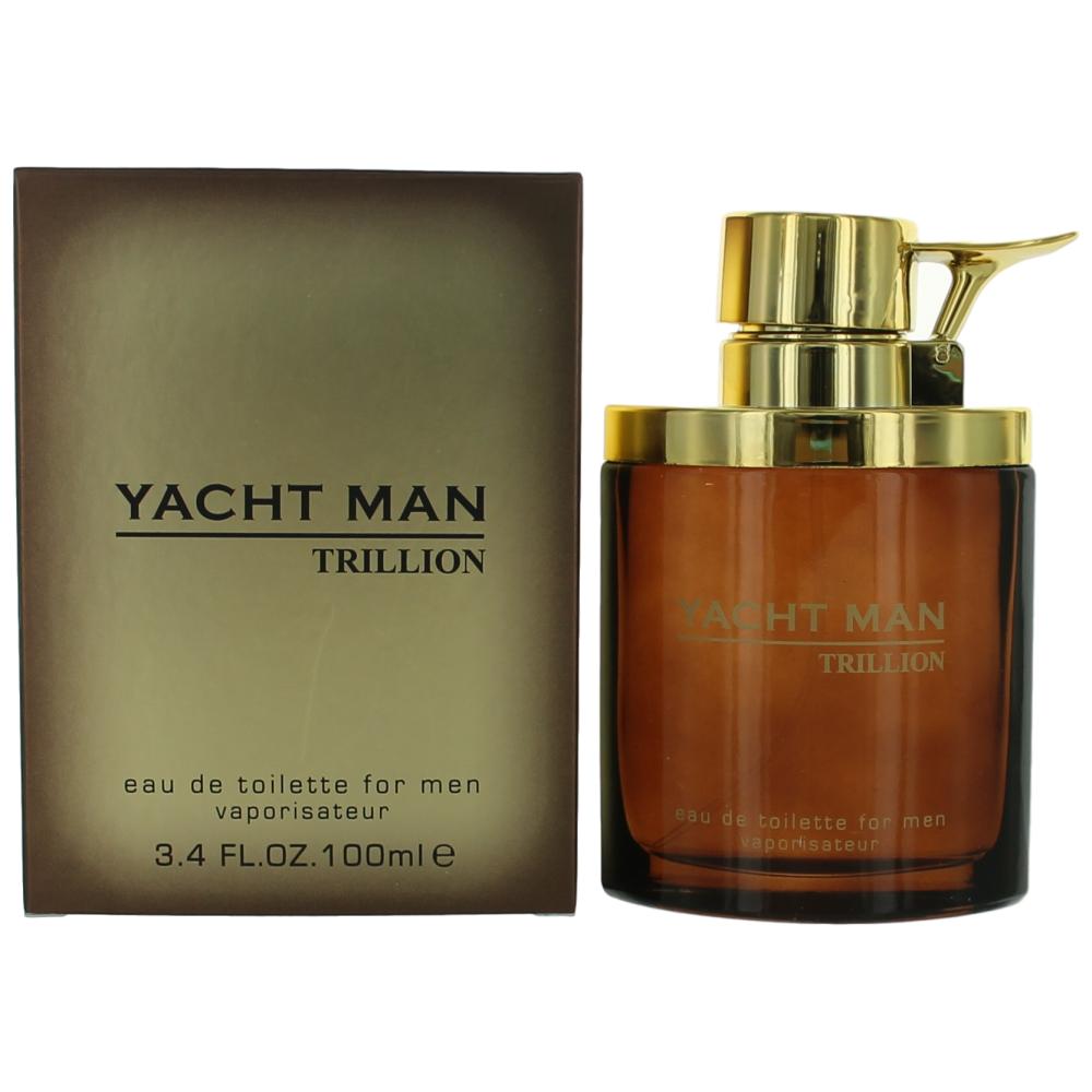Yacht Man Trillion, 3.4 oz EDT Spray for Men