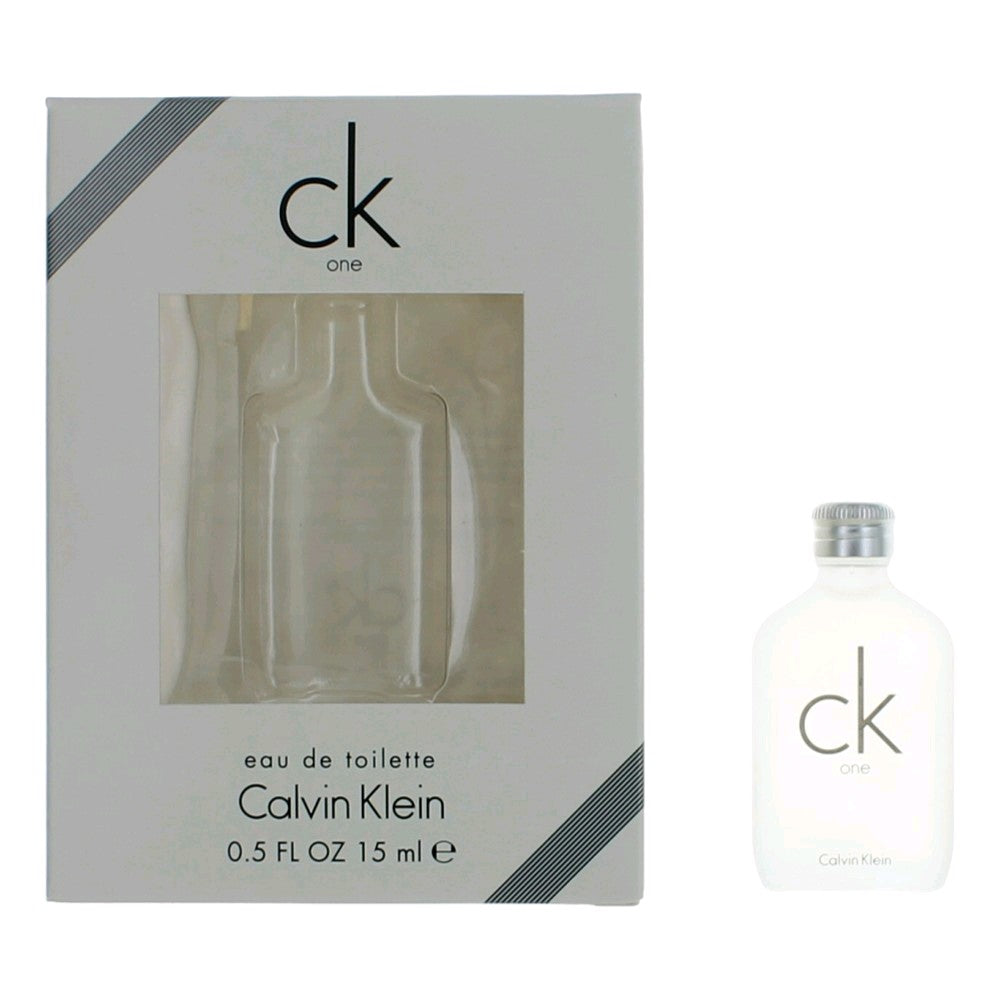 CK One, 0.5 oz EDT Splash for Unisex