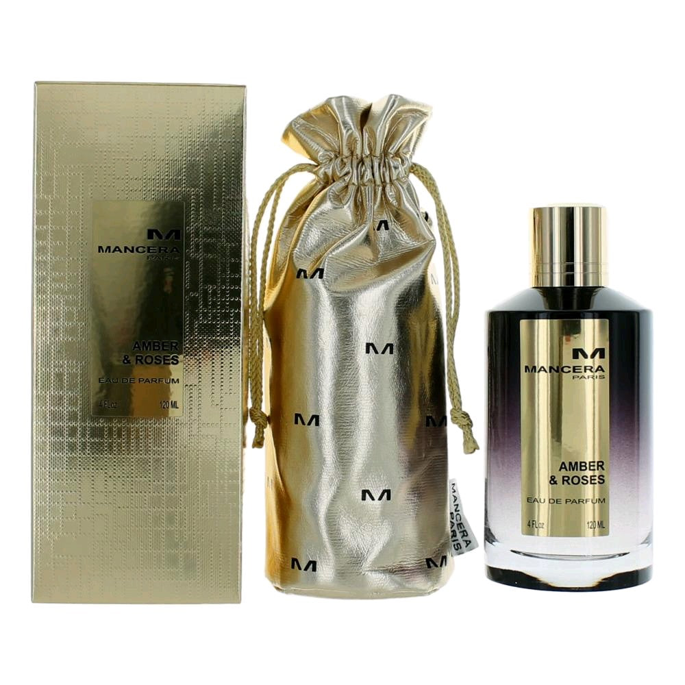 Mancera Amber & Roses, 4 oz EDP Spray for Unisex