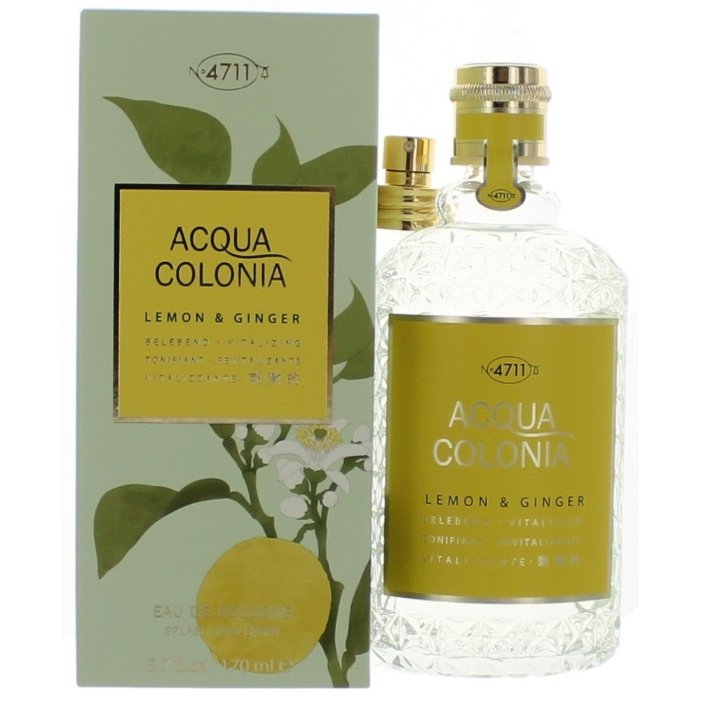 Acqua Colonia Lemon & Ginger, 5.7oz Eau De Cologne Splash/Spray Unisex