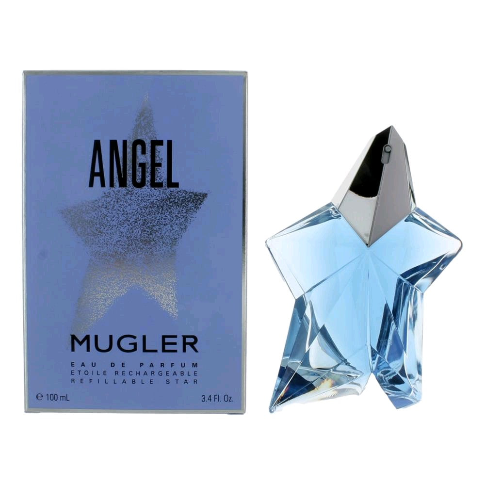 Angel, 3.4 oz EDP Spray Refillable Star for Women