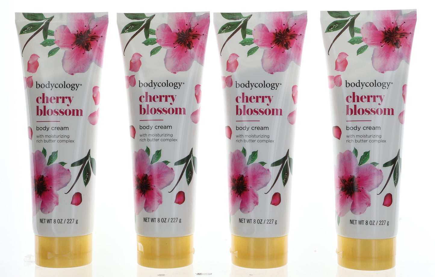 Cherry Blossom, 4 Pack 8oz Moisturizing Body Cream women