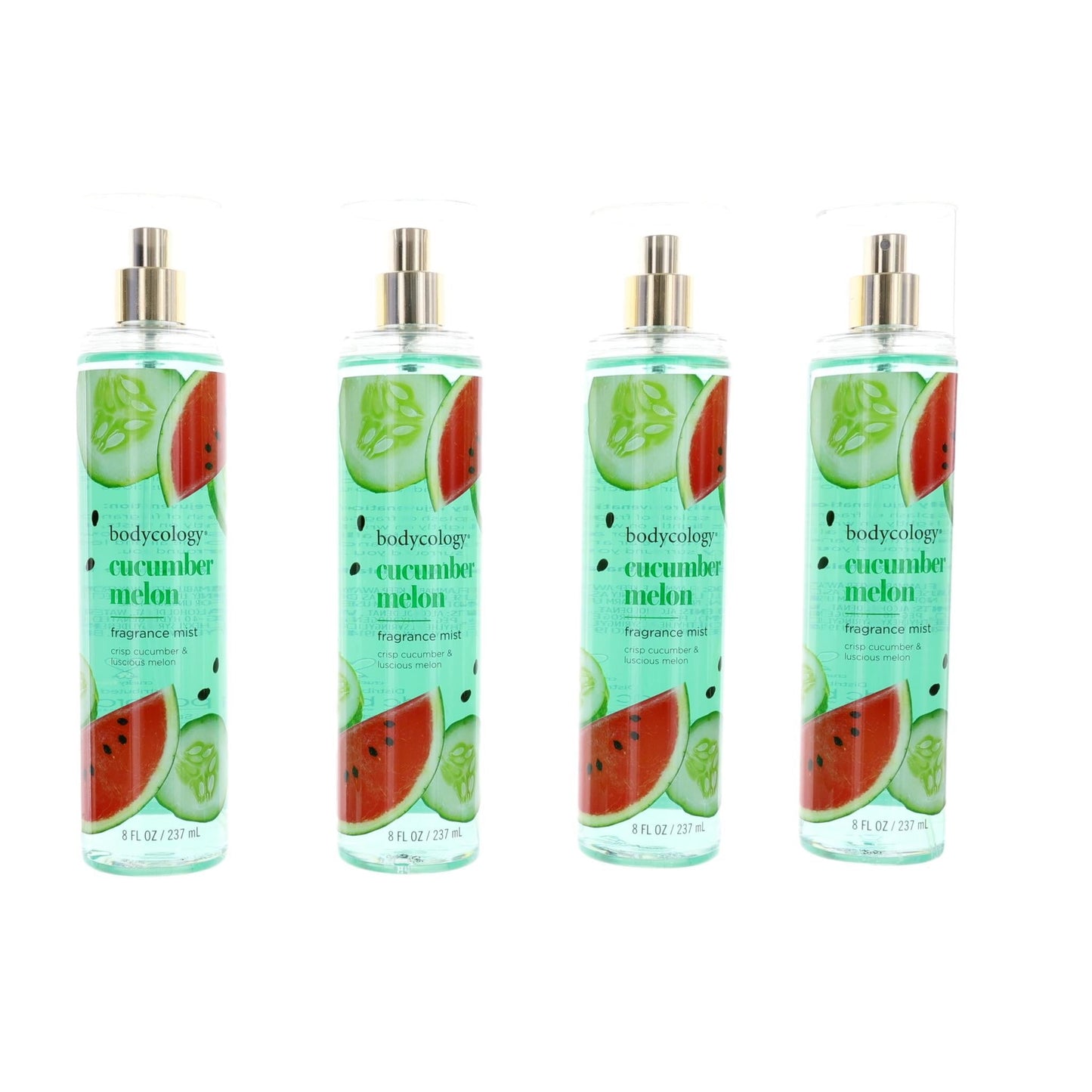 Cucumber Melon, 4 Pack 8 oz Fragrance Mist for Women
