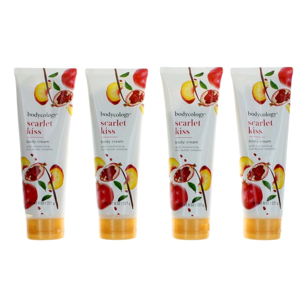Scarlet Kiss, 4 Pack 8 oz Moisturizing Body Cream women