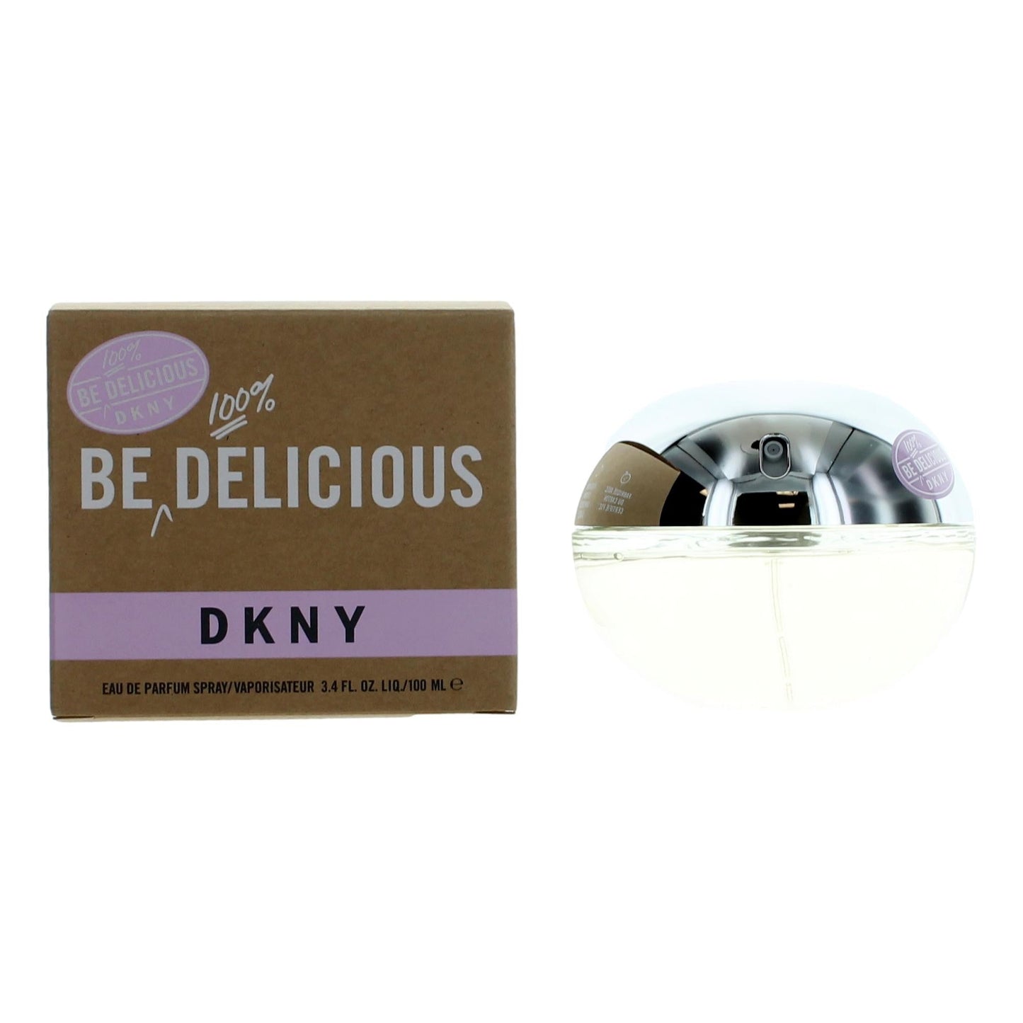 Be 100 pct Delicious DKNY, 3.4 oz EDP Spray for Women