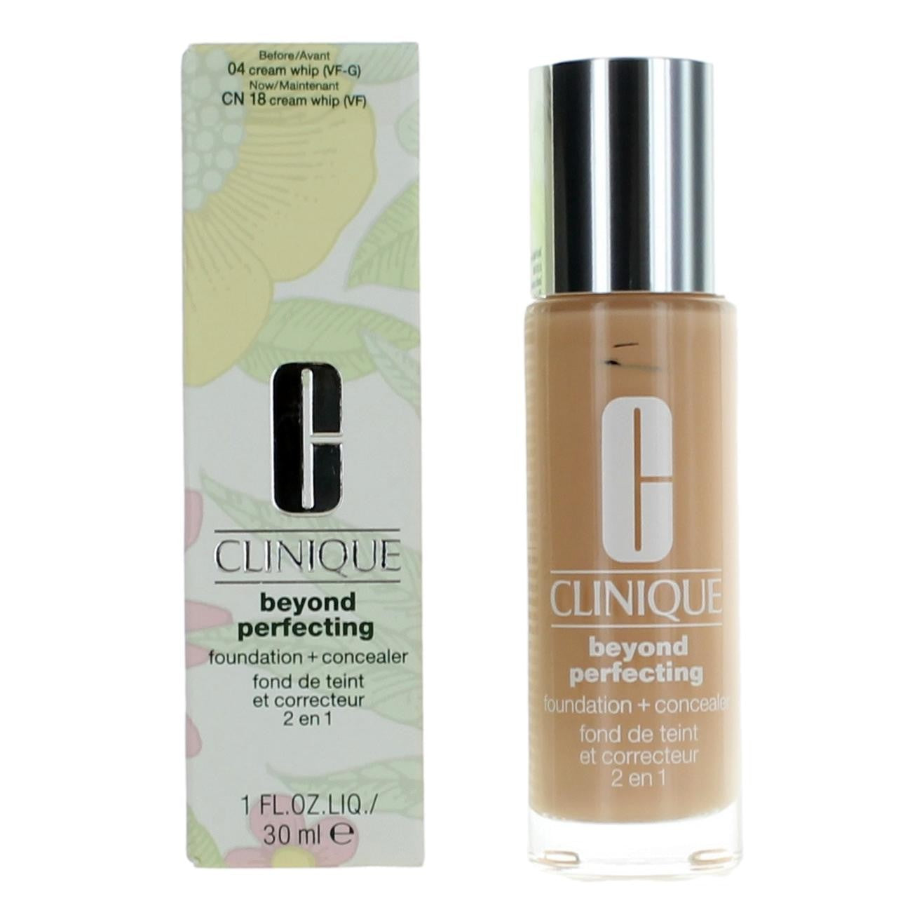 Clinique Beyond Perfecting, 1 oz Foundation + Concealer- CN 18 Cream Whip