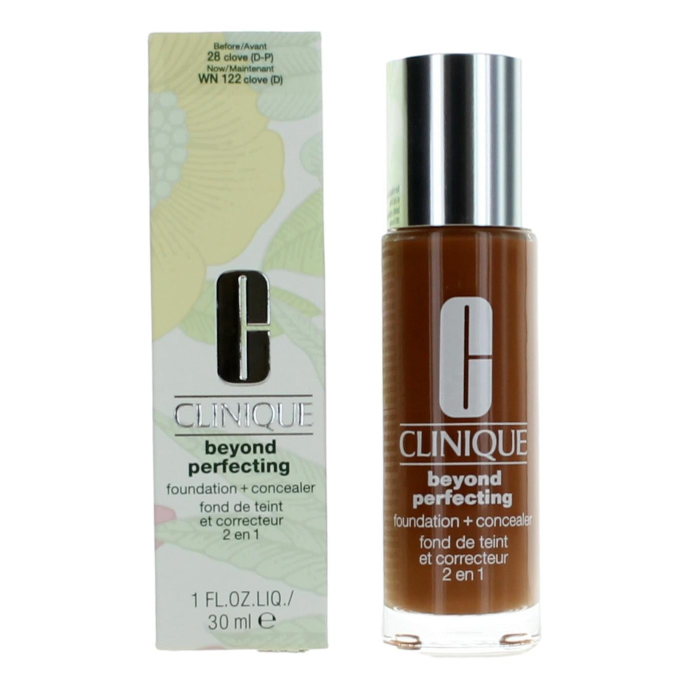 Clinique Beyond Perfecting, 1 oz Foundation + Concealer- WN 112 Clove