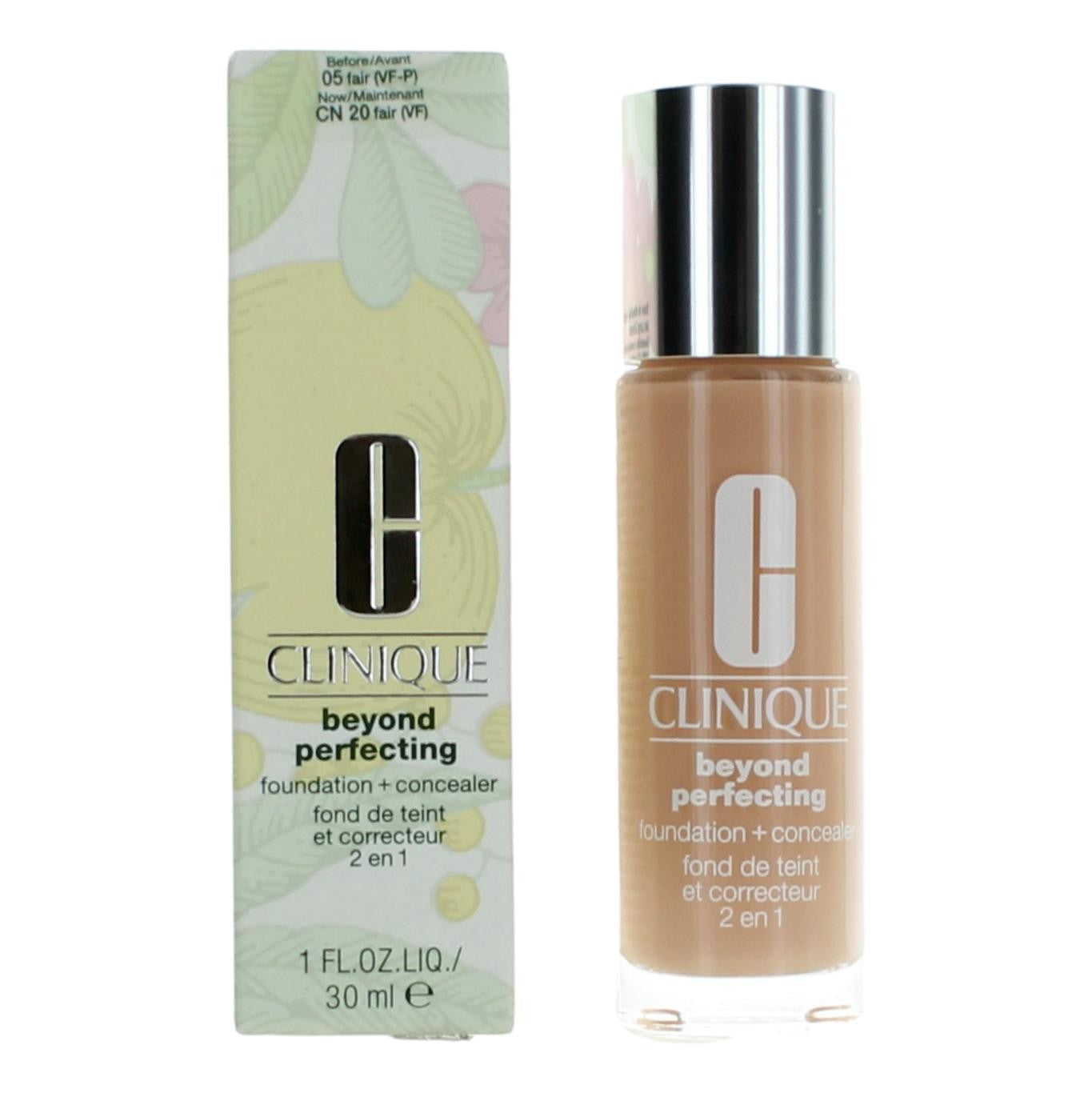 Clinique Beyond Perfecting, 1 oz Foundation + Concealer- CN 20 Fair
