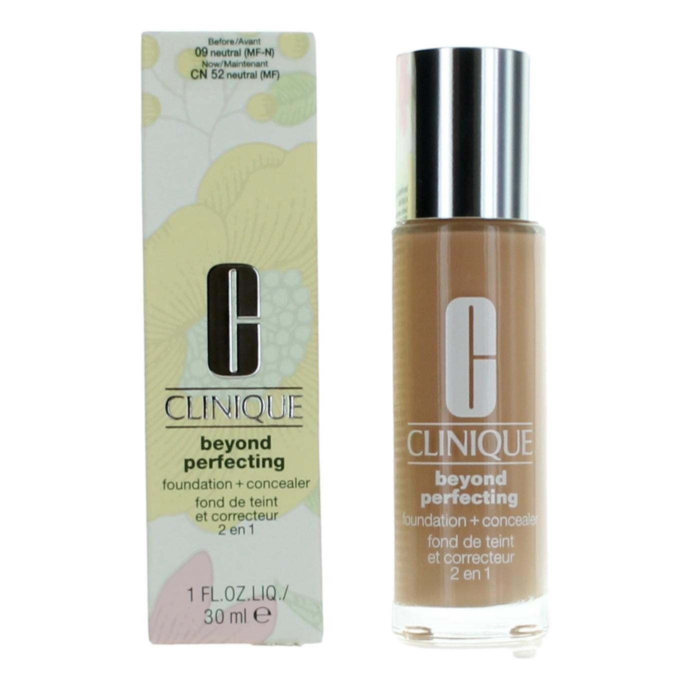 Clinique Beyond Perfecting, 1 oz Foundation + Concealer- CN 52 Neutral