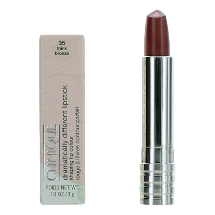 Clinique Dramatically Different Lipstick, .1oz Shaping Lip Colour- 35 Think Bronze