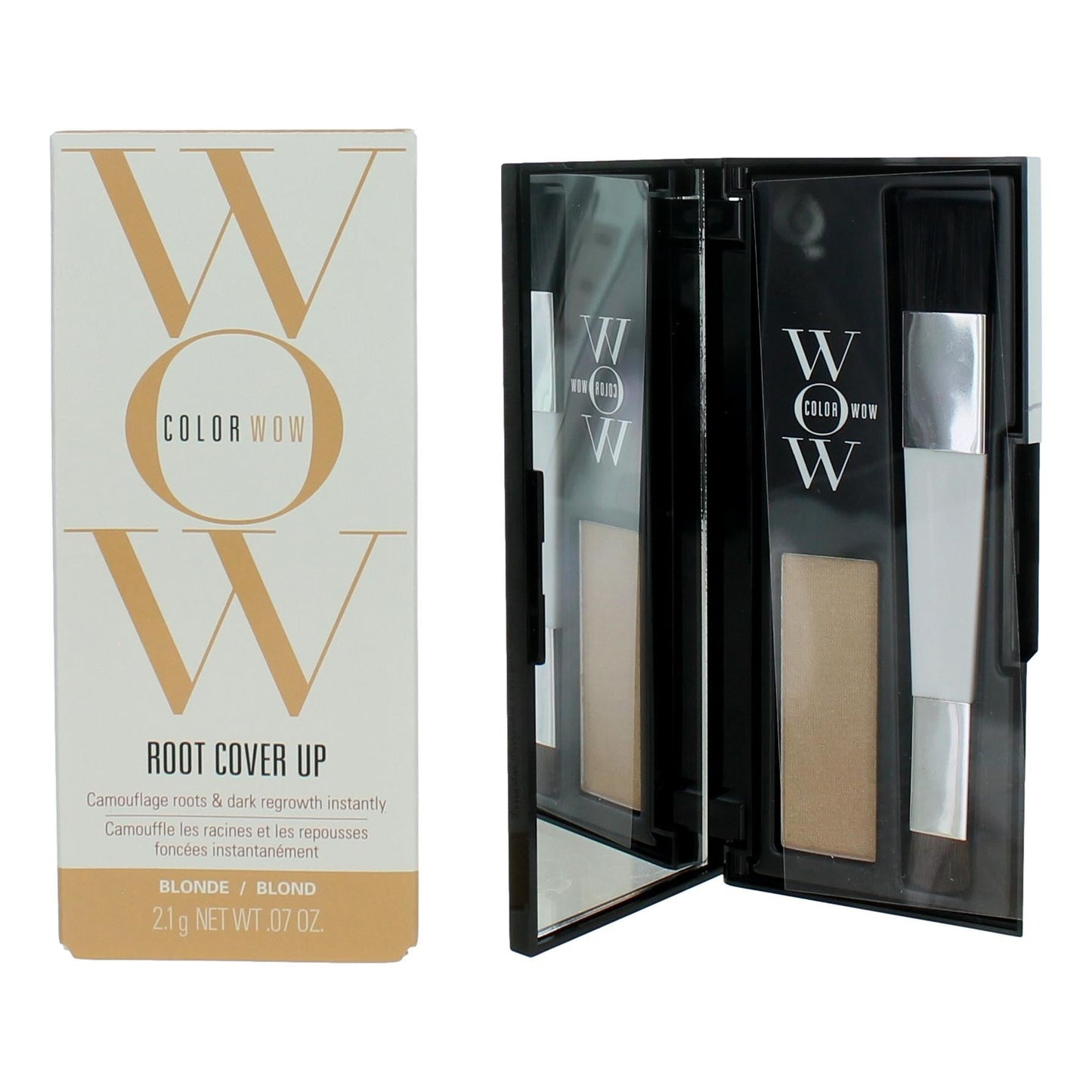 Color Wow Root Cover Up, .07 oz Root Coverup Powder- Blonde