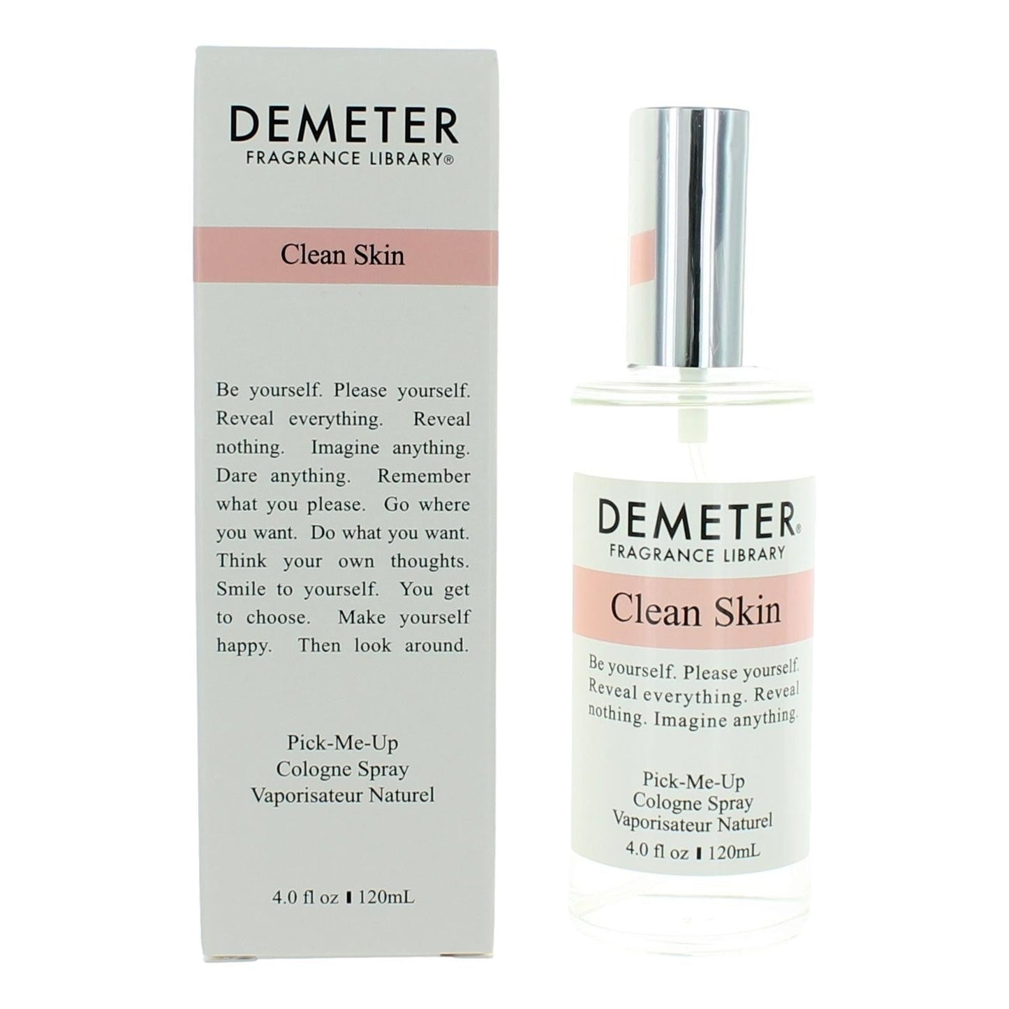 Clean Skin, 4 oz Pick-Me-Up Cologne Spray for Women