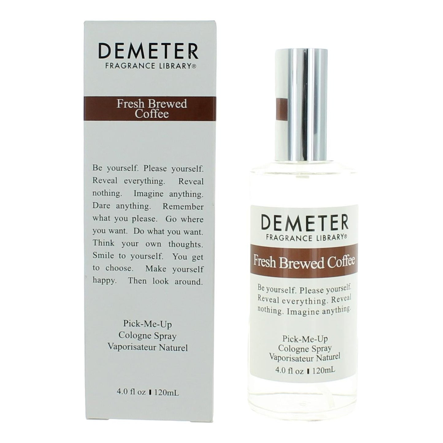 Fresh Brewed Coffee, 4oz Pick-Me-Up Cologne Spray for Unisex