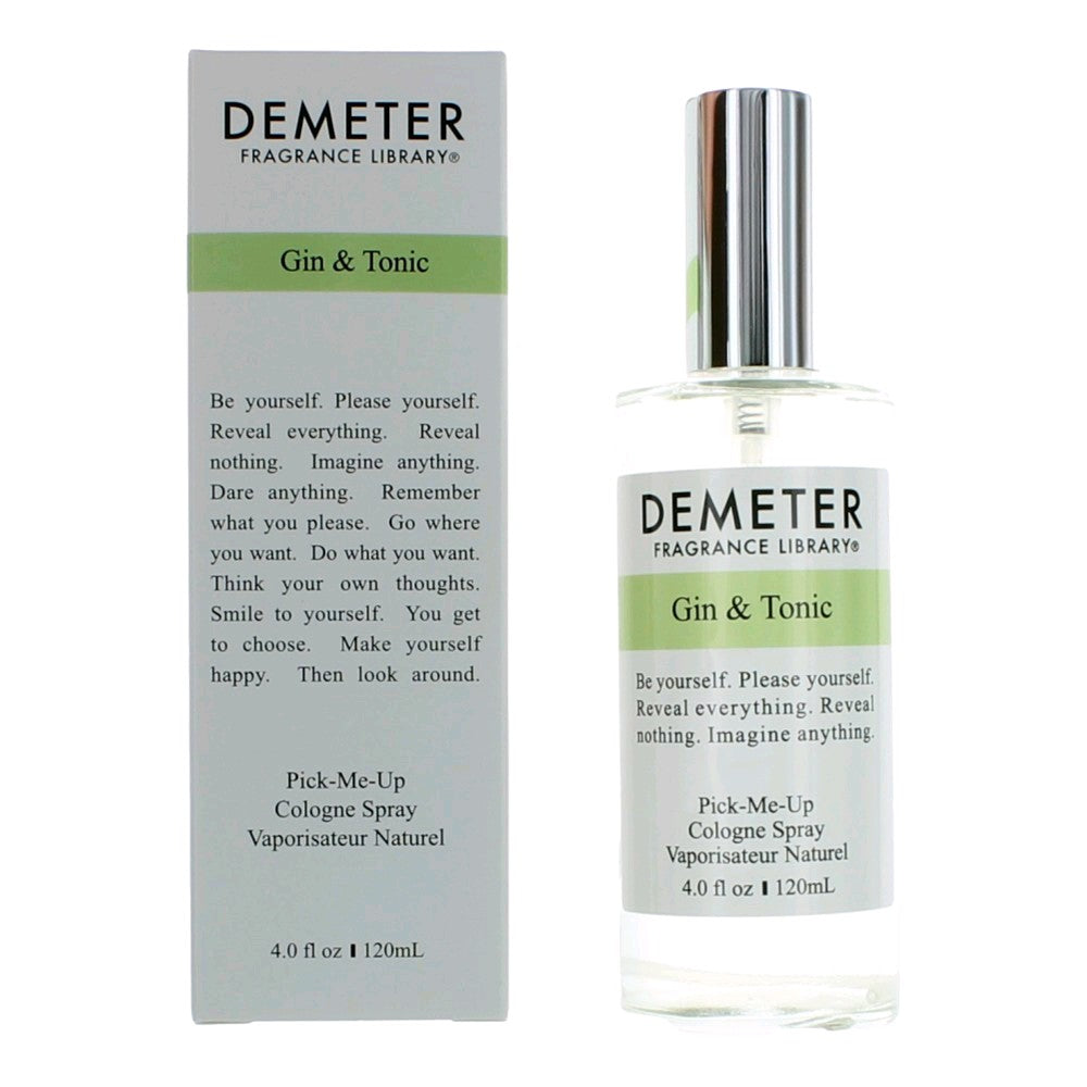 Gin & Tonic, 4 oz Cologne Spray for Unisex