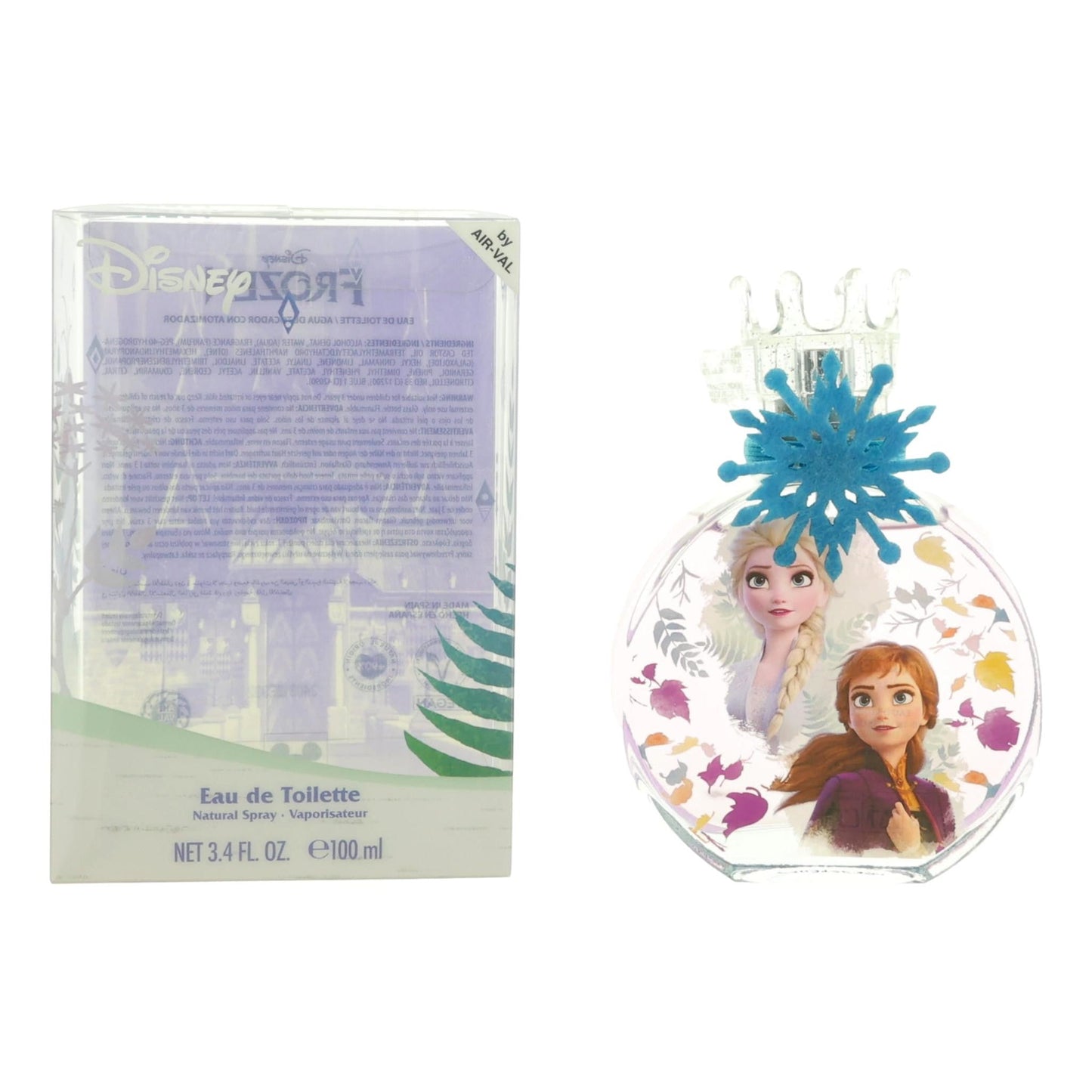 Frozen II, 3.4 oz EDT Spray for Women with Charm.