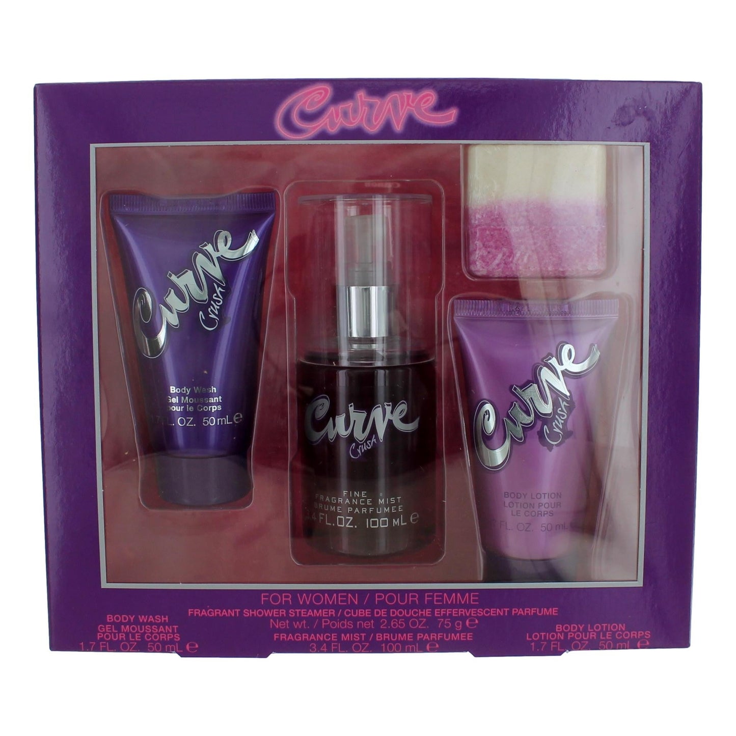 Curve Crush, 4 Piece Gift Set for Women