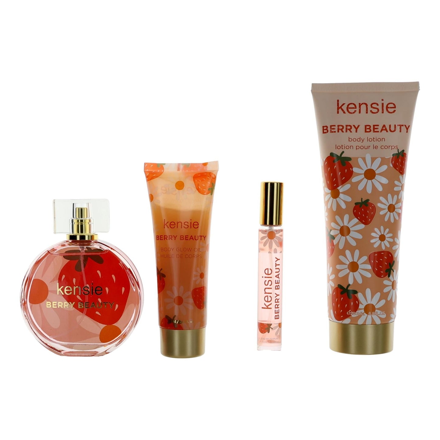 Kensie Berry Beauty, 4 Piece Gift Set for Women