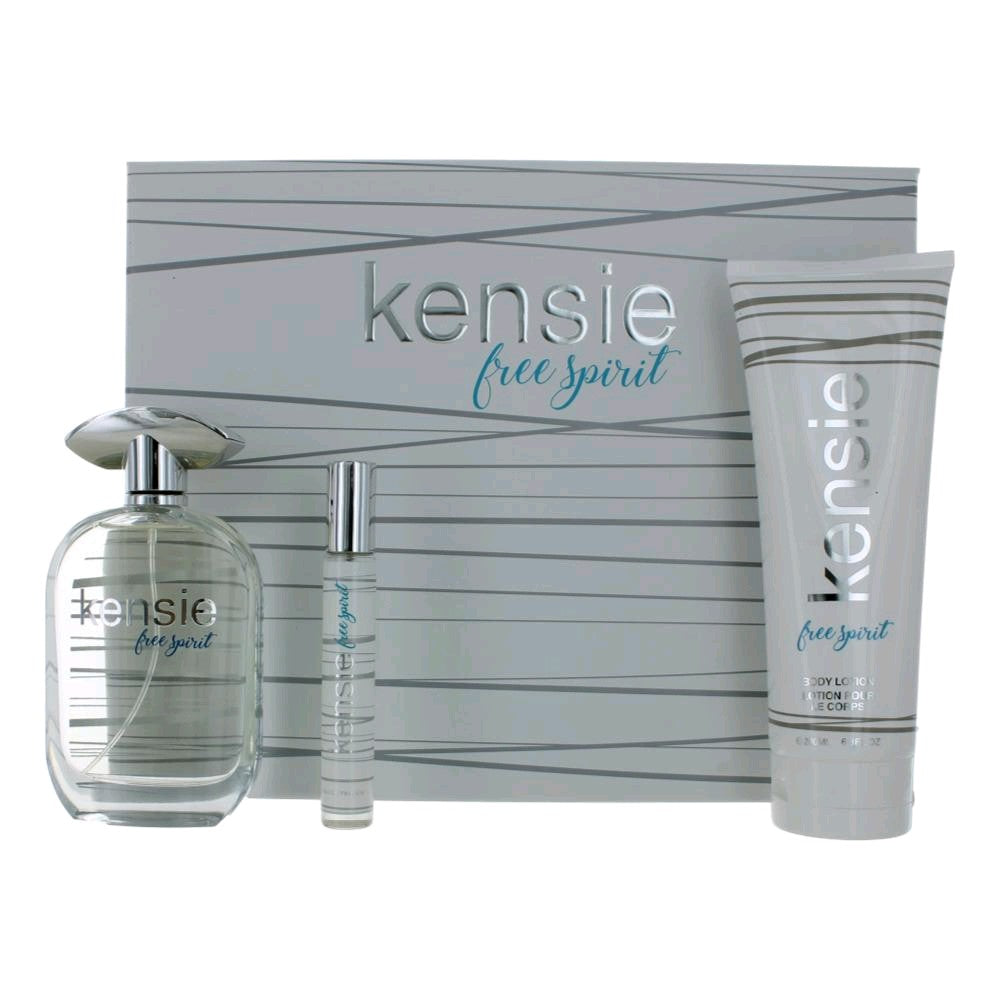 Kensie Free Spirit, 3 Piece Gift Set for Women