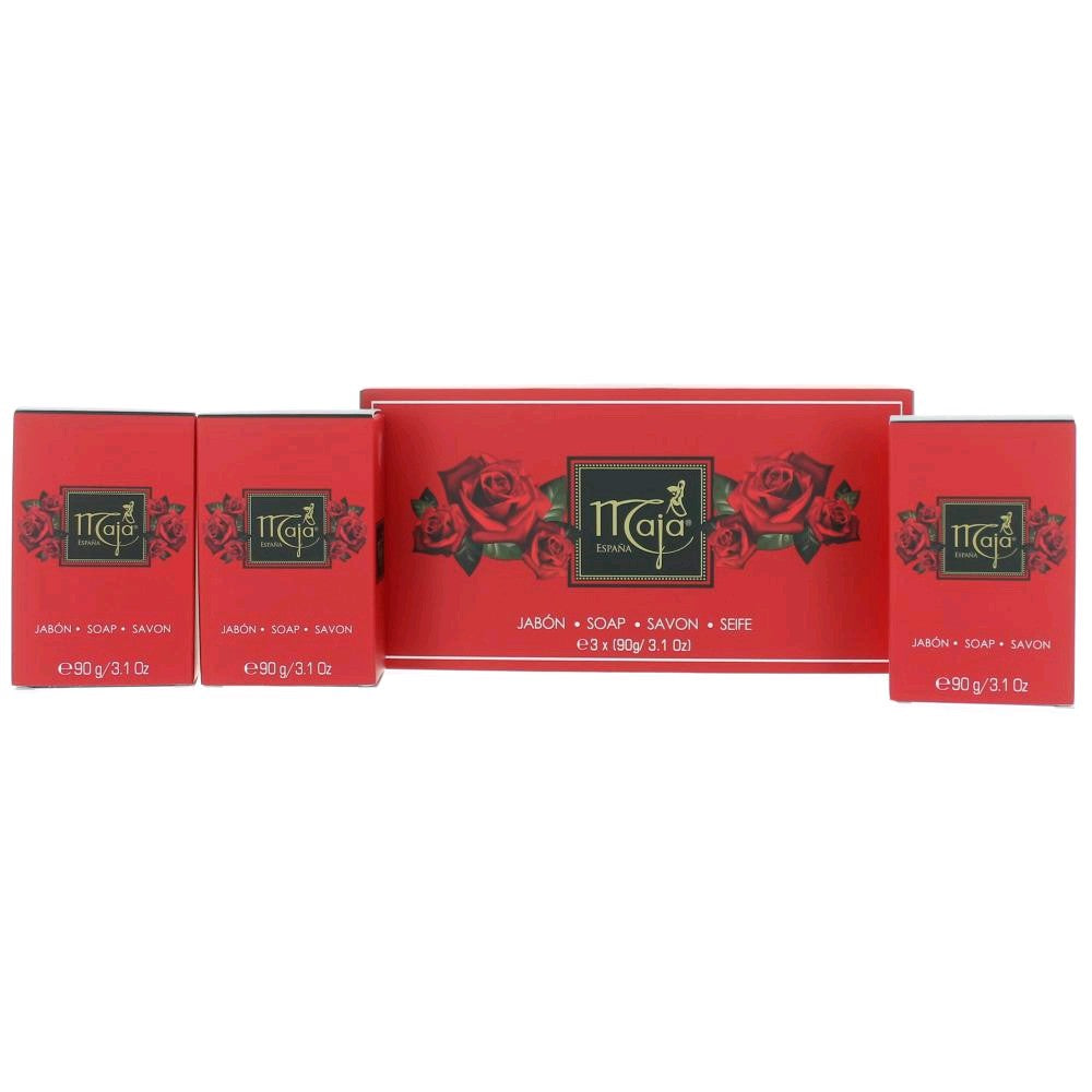 Maja, Pack of 3 Soaps x 3.1 oz Each for Women