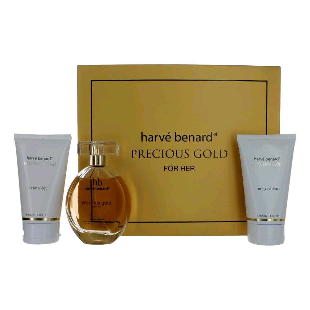 Precious Gold, 3 Piece Gift Set for Women