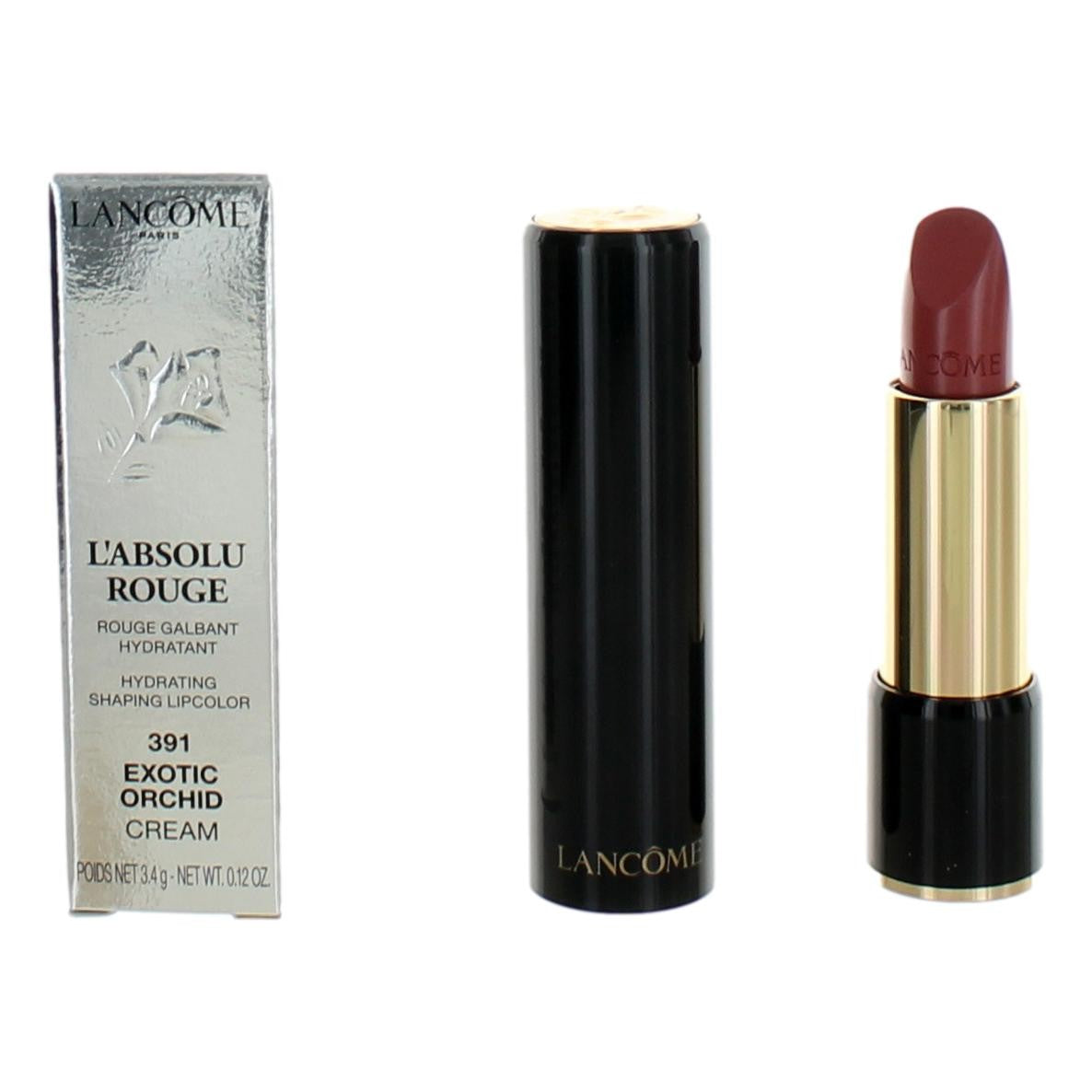 Lancome L'Absolu Rouge. .12 oz Lipstick- 391 Exotic Orchid