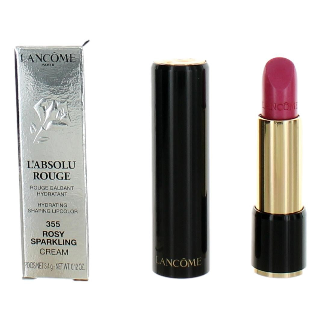 Lancome L'Absolu Rouge. .12 oz Lipstick- 355 Rosy Sparkling