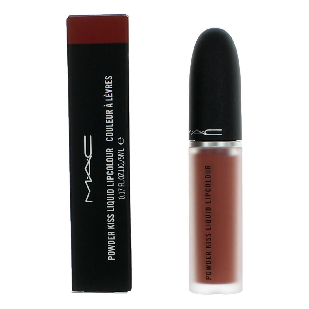 MAC Powder Kiss Liquid Lipcolor, .17 oz Lipstick- 989 Mull It Over