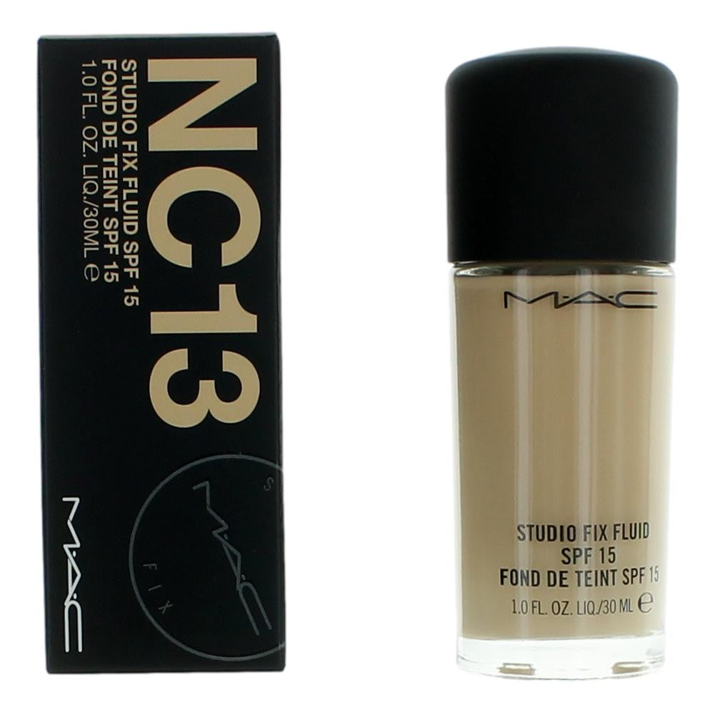 MAC Studio Fix Fluid, 1 oz Foundation SPF15- NC13