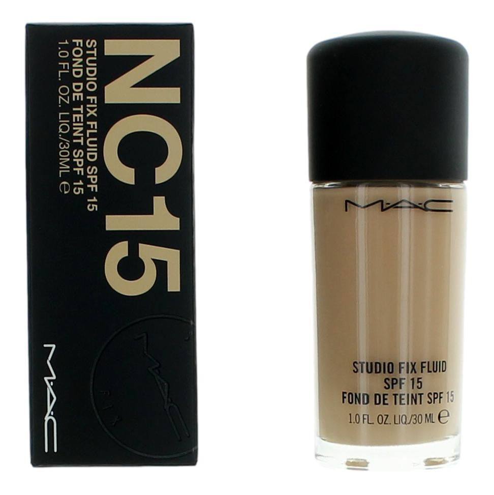 MAC Studio Fix Fluid, 1 oz Foundation SPF15- NC15