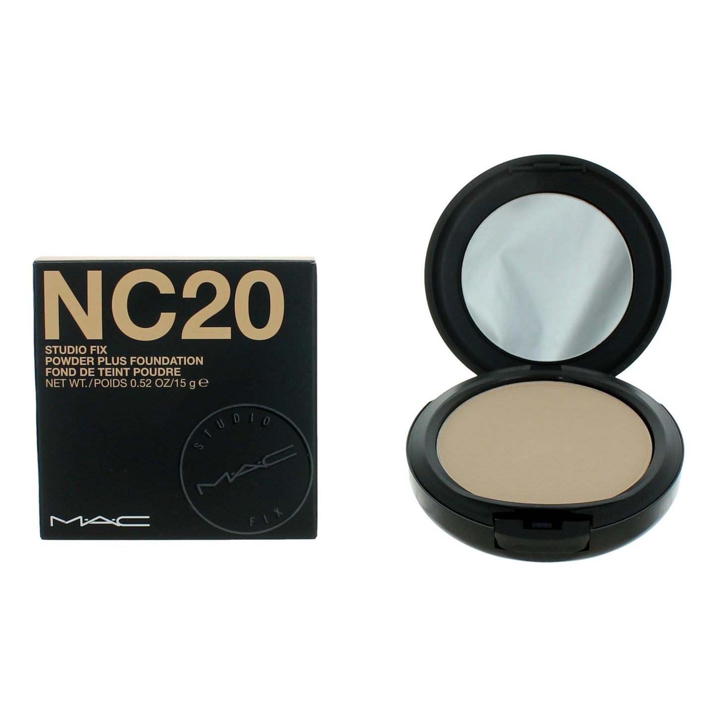 MAC Studio Fix Powder Plus Foundation, .52 oz Powder Foundation - NC20