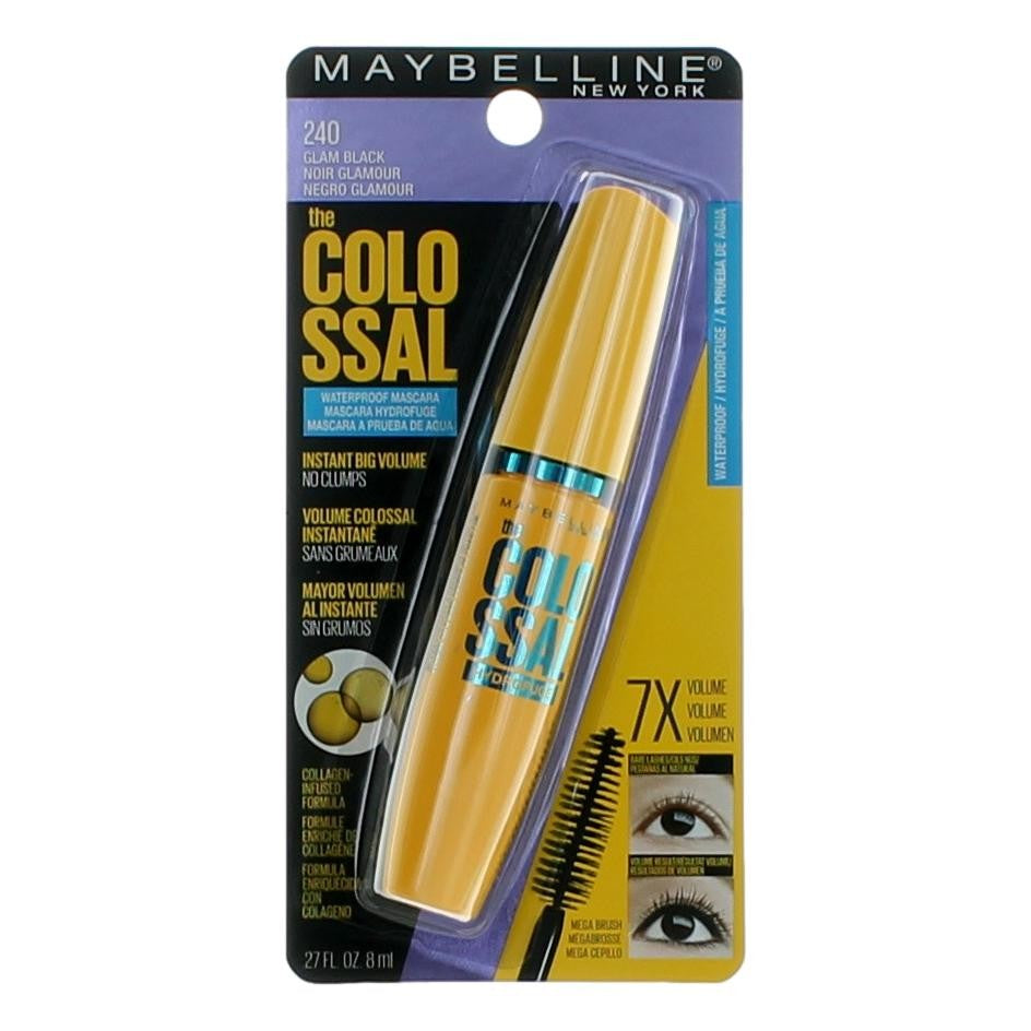 Maybelline The Colosal Waterproof Mascara, 0.27oz - 240 Glam Black