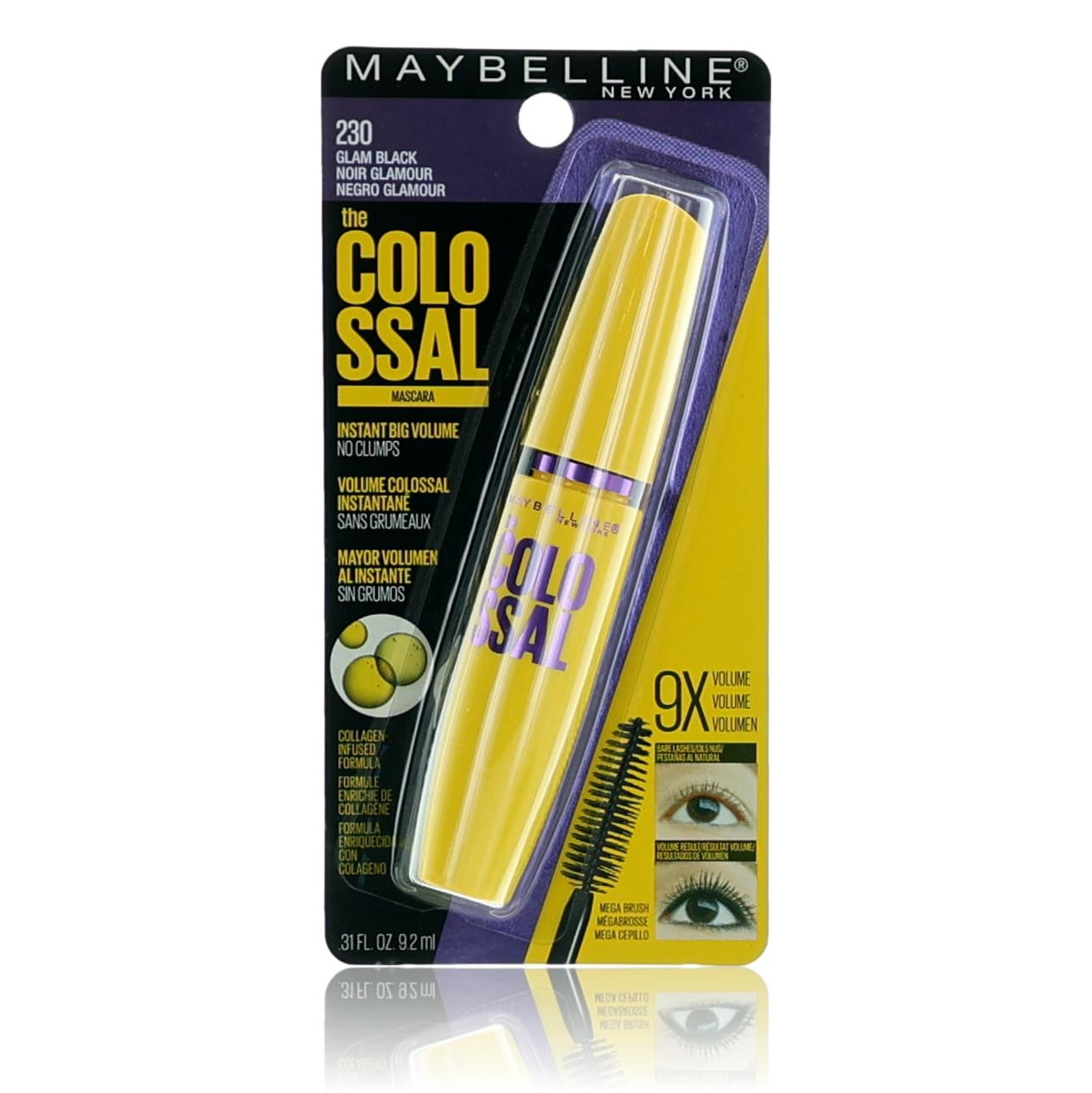 Maybelline The Colossal Mascara, 0.31oz Mascara - 230 Glam Black