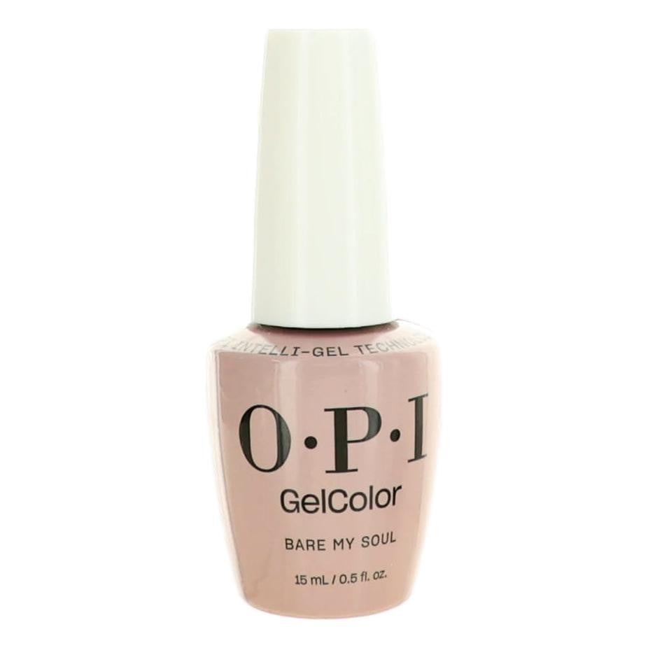 OPI Gel Nail Polish, .5 oz Gel Color- Bare My Soul