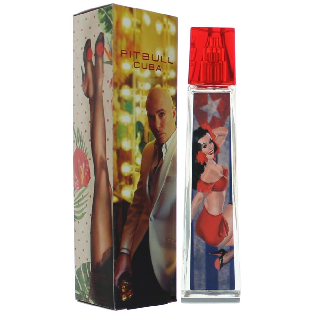 Pitbull Cuba Woman, 3.4 oz EDP Spray for Women