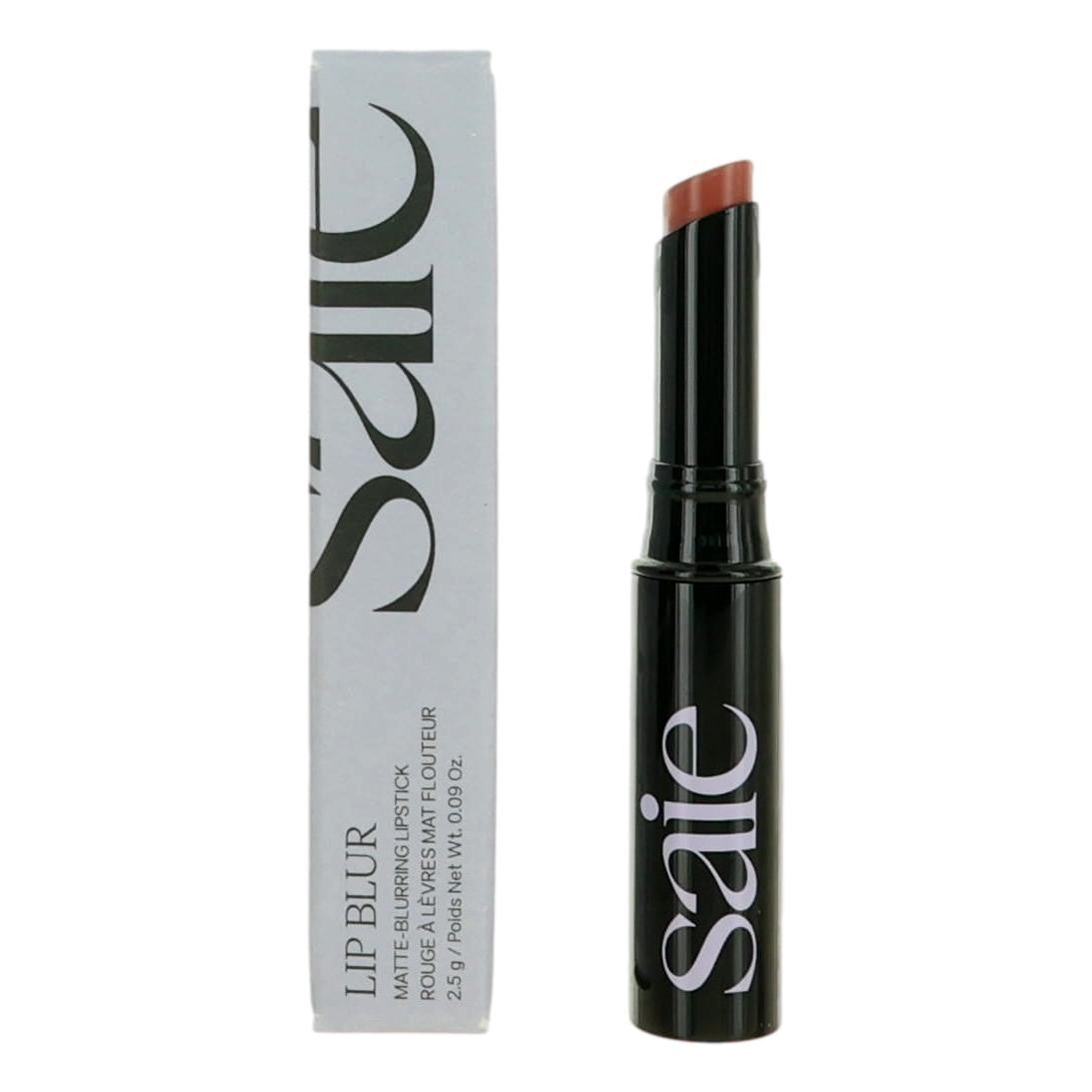 Saie Lip Blur, .09 oz Matte-Blurring Lipstick- Dada