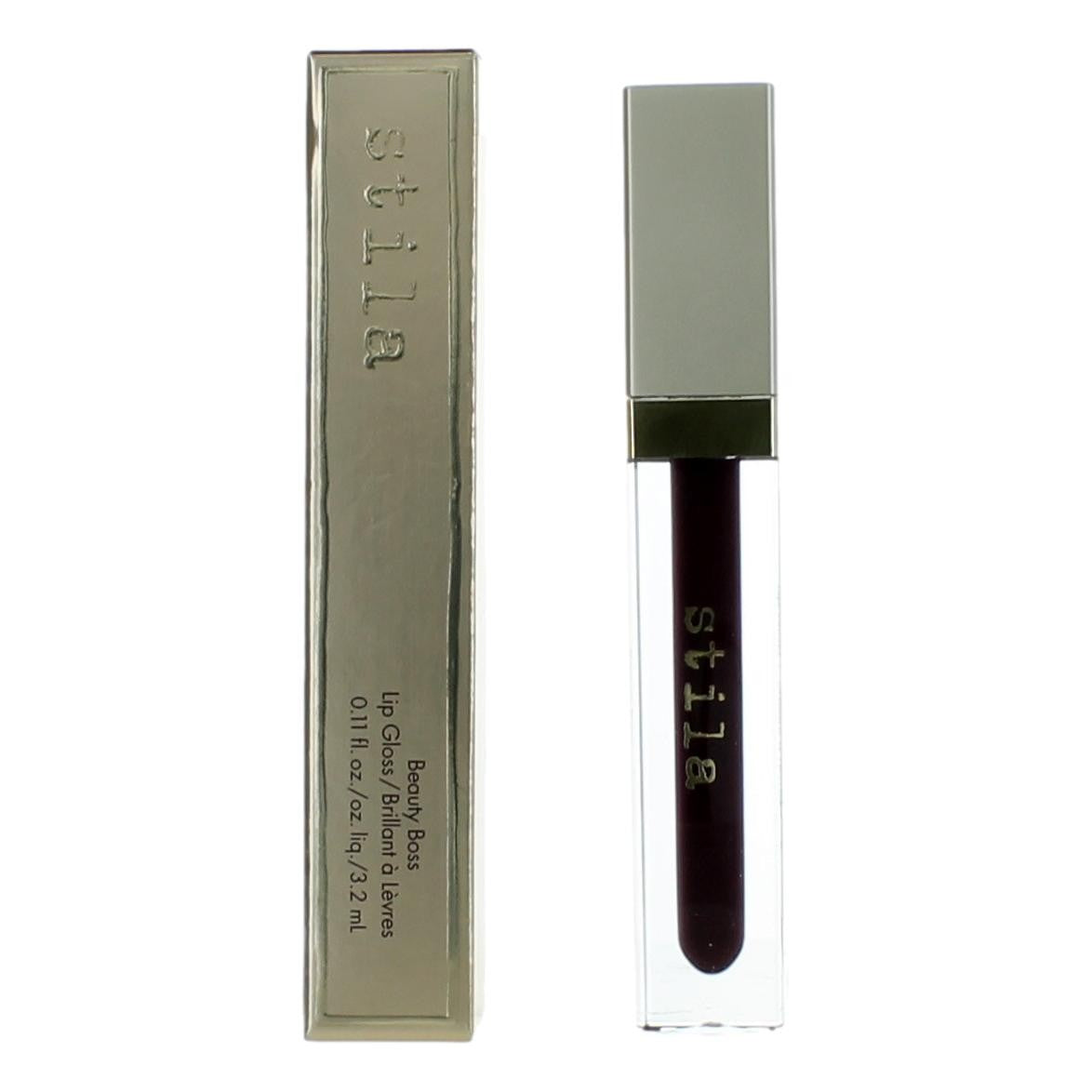 Stila Beauty Boss, .11 oz Lip Gloss- Bonus Baby