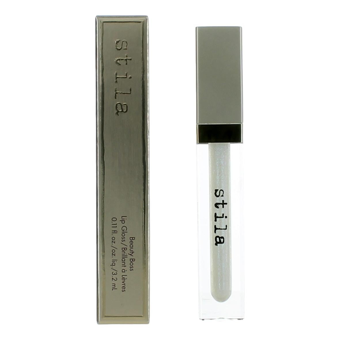 Stila Beauty Boss, .11 oz Lip Gloss- Whitespace