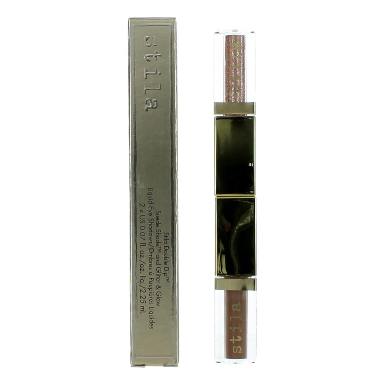 Stila Double Dip, 2 x .07 oz Liquid Eye Shadows- Smitten Kitten