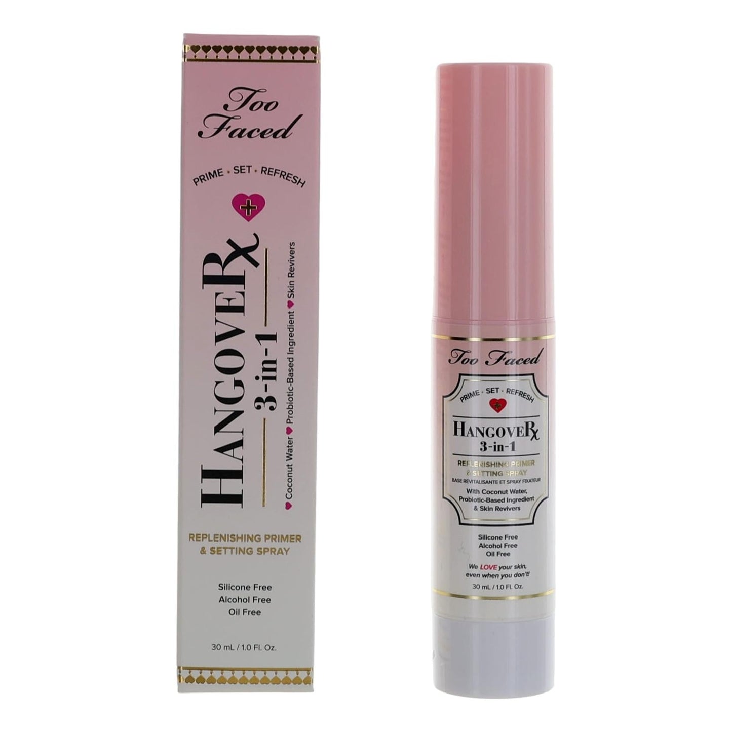 Too Faced Hangover Rx, 1oz 3-in-1 Primer and Setting Spray