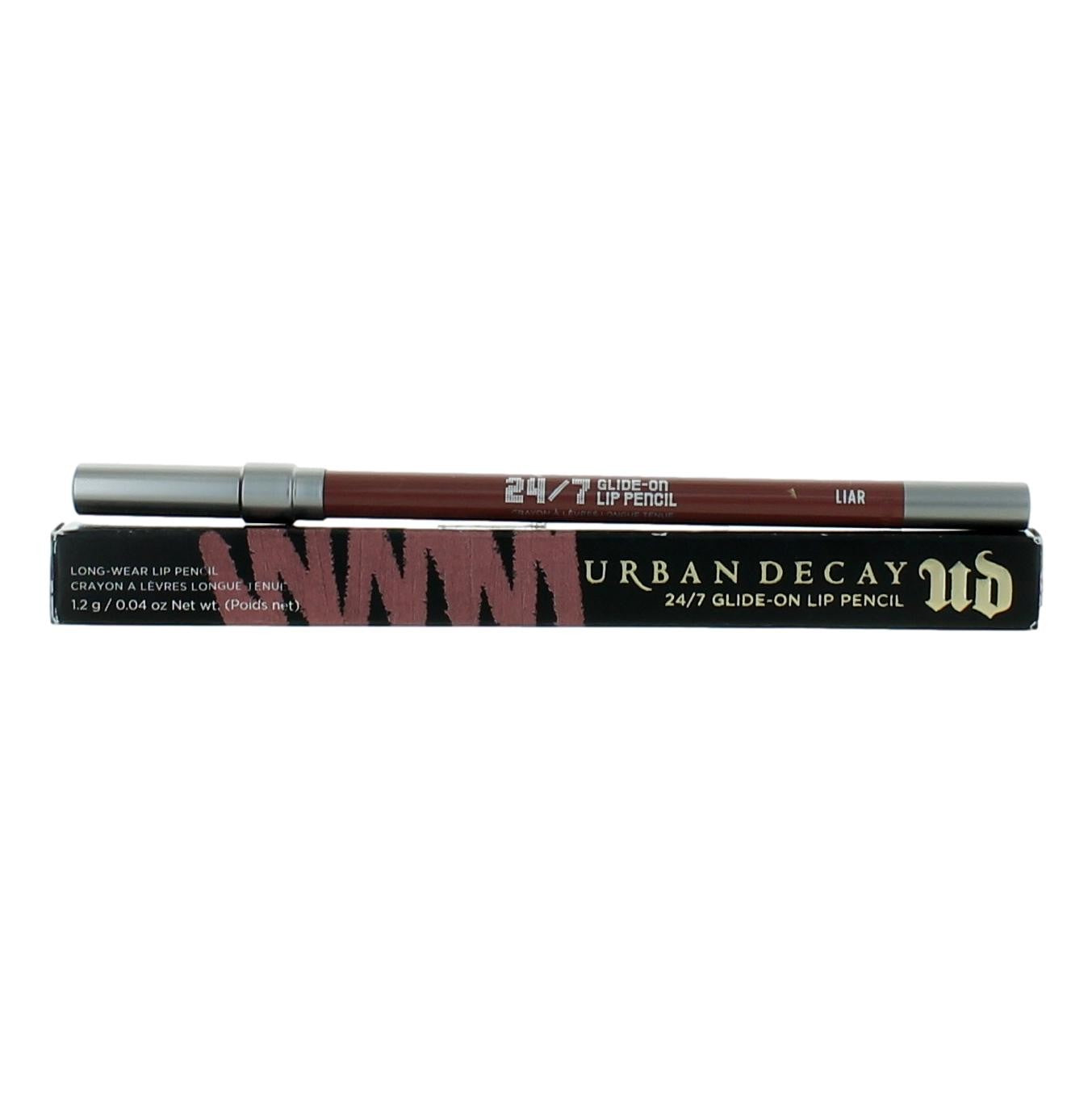 Urban Decay 24/7 Glide On Lip Pencil, .04 oz Longwear Lip Pencil- Liar