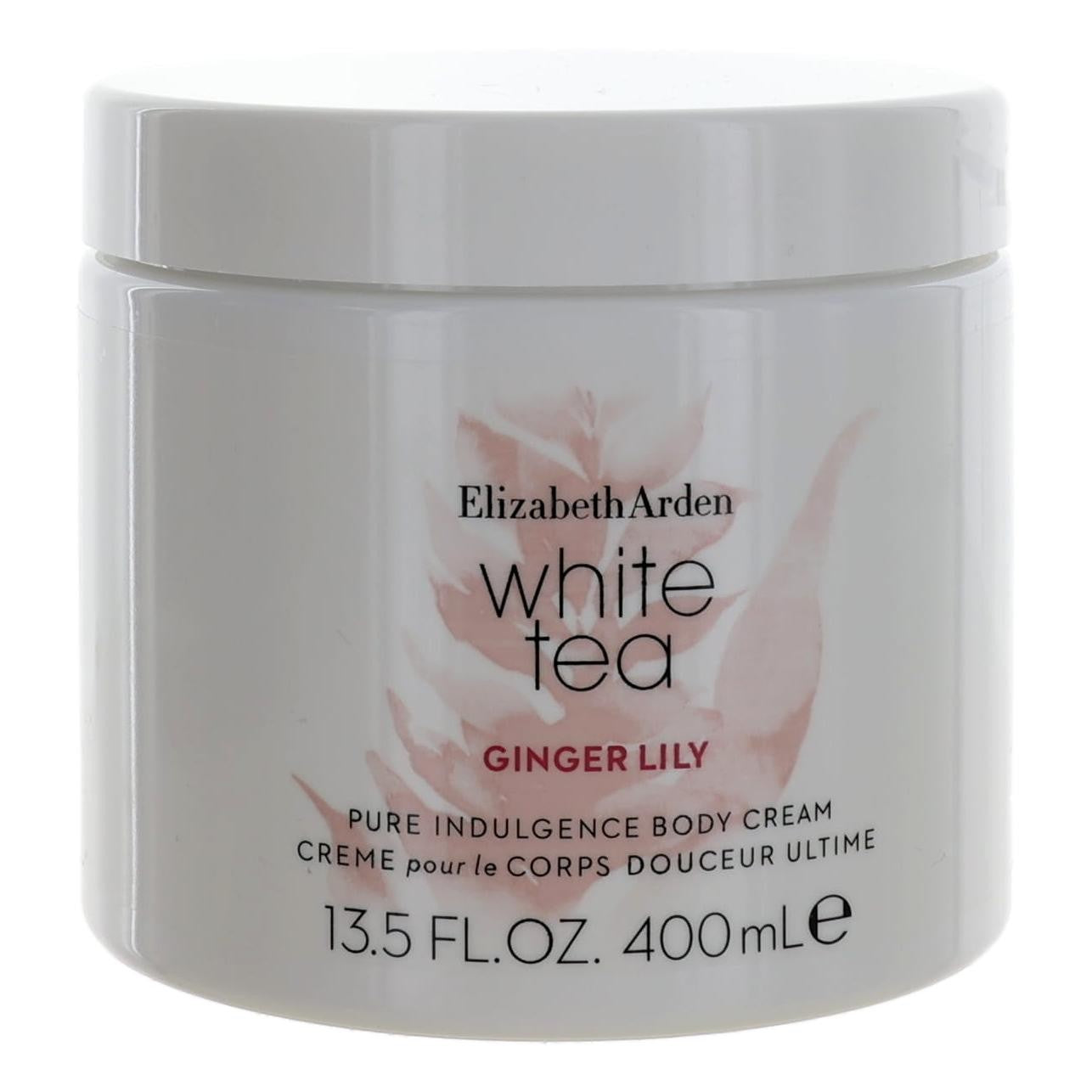 White Tea Ginger Lily, 13.5 oz Body Cream for Women