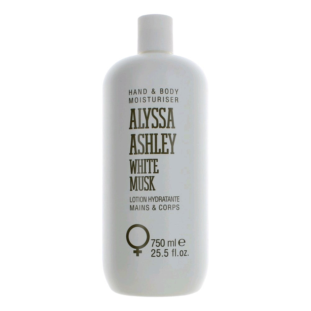 White Musk, 25.5 oz Hand & Body Moisturizer for Women