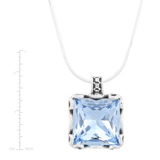 Silpada Cooling Effects Silver Crystal Pendant Necklace